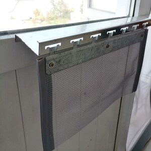 加宽龙骨门帘龙骨架门脸房专用轨道夹片铁龙骨免打孔定制门帘配件