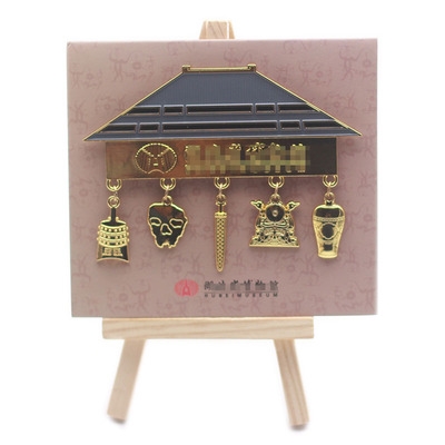 慧含企业店淘宝冰箱贴文创博物馆楚文化纪k念品建筑编钟湖北省0人