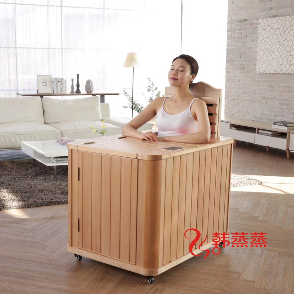 发汗蒸房箱单人桑拿浴箱熏舱迷你家庭用小微型半身舱移动光波房汉