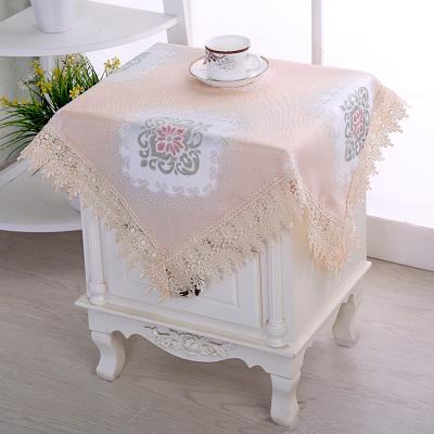 头柜桌盖z圆床小桌巾柜布巾小盖床小罩视盖电巾巾桌布盖方头布