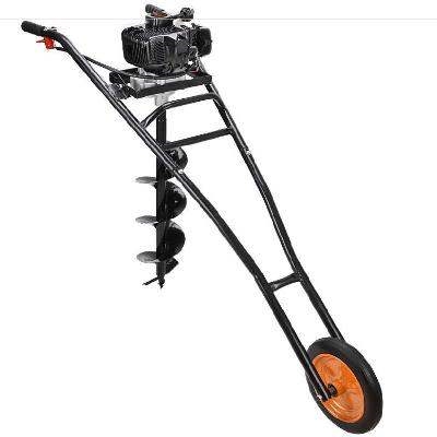 地钻洞挖机新款打眼打地钻树洞程r林钻土机移o栽树坑2冲园手推式