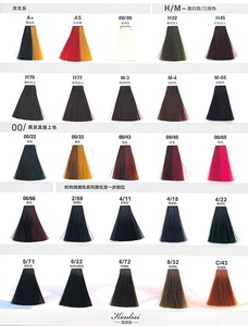 染发色度卡美发理发店发廊色板沙龙样板卡 头发颜色调s色板.