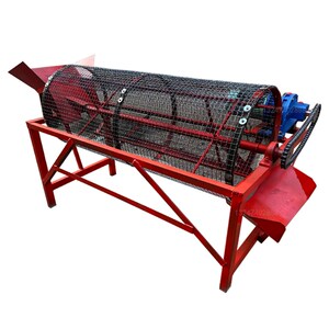 00muo旗舰店天猫小型简易滚筒筛沙机多功能锯末塑料分筛机木屑