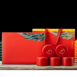 创意茶叶包装盒空礼盒红茶绿茶锦绣年华铁盒包装礼盒装空盒罐