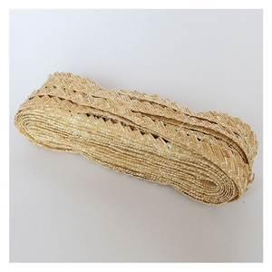 麦秸杆辫麦草辫麦草编织辫可染色上漆纯手工编织工艺品花辫