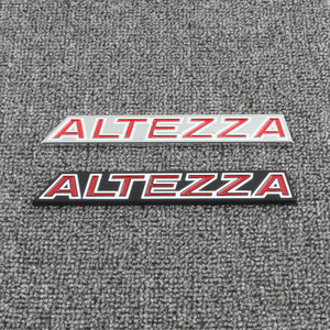 适用于丰田雷克萨斯个性改装ALTEZZA咬地鲨金属中网车标尾标车贴