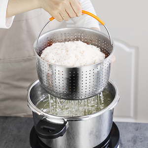 低糖漏盆米饭洗菜蓝电饭锅老式蒸饭笼高压锅神器过滤网饺子沥水篮
