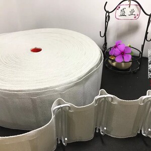 高档挂钩布条带窗帘挂配棉质v布带四叉钩挂条布钩布带窗帘钩件奢