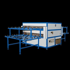 卧式玻g璃清洗热压一体机暖边条热合机洗玻璃机器热压机中空设备