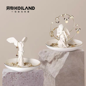 另物koiland 卢浮宫博物馆胜利女神文创首饰盘送女生小众创意摆件