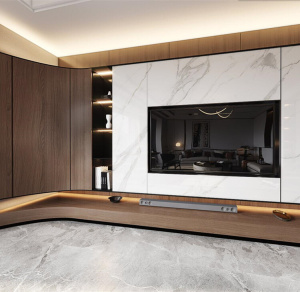 铝合金电视背景柜