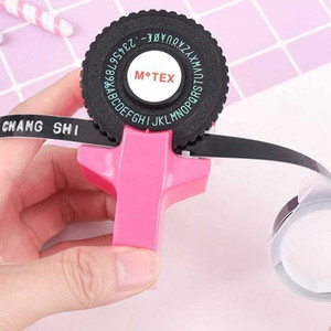 韩国数字字母打字机标签机不干胶手动打印机手账胶带diy手帐