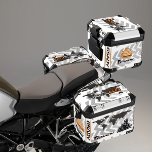 三箱贴纸摩托车个性改装防水防晒边箱贴花尾箱保护膜车贴摩旅a贴