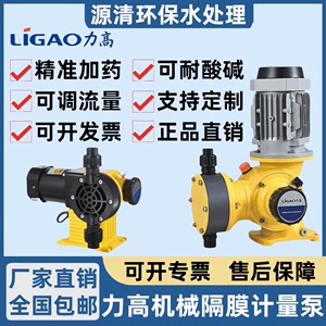 力高GM机械隔膜计量泵GB可调节流量LIGAO变频防爆泵不锈钢耐酸碱