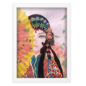 00vghjgcgkvc淘宝衍纸材料包diy创意艺术套装中国古风人物京剧花旦