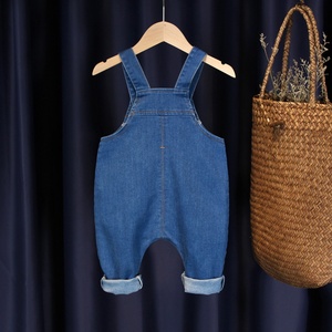 宝宝背带裤可开档弹力