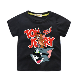 猫和老鼠儿童衣服tomandjerry卡通宝宝纯棉t恤男童女童夏季短袖