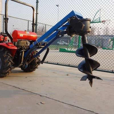 打桩机打坑挖农用地植树打孔机钻孔钻钻坑土小型钻机工种树具地.