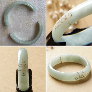 断玉镯修复翡翠手镯修补断裂金镶玉碎裂镯子镶金包金玉器修复维修