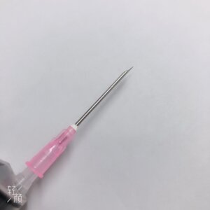18g1.2mm粉红色加长50mm点胶b滴胶针头卡口塑钢精密点胶针嘴空心