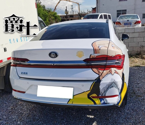 野马孙悟空七龙珠尾灯贴纸皮卡丘昂克赛拉大众cc网红后灯车贴定制