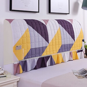 皮头木床防尘艺头罩套套子床床头现代床包布软包欧式全保护简约罩