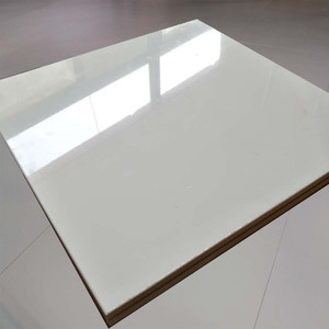 车展展台装饰面板三氯氰胺油淋亮面地台板舞台烤漆木地板开槽封边