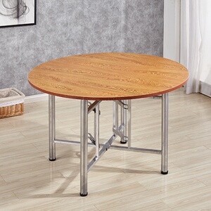 10人简易圆餐桌普通经济型农村园
