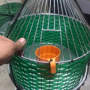 春秋游源淘宝实惠竹平头e媒养殖七彩山鸡笼竹编鸡笼大号养殖40x42粗