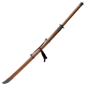 戚家刀龙泉传统苗刀一体长刀花纹钢武术刀剑双手刀柄冷兵器未开刃