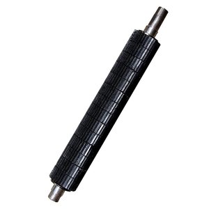 好鲁皮高速压刨筒段轴 压u刨配件送料滚分轴耐磨传输班带 轴承中