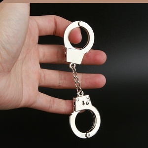 钥匙扣挂件礼品创意钥匙链拇指个性sm迷你小手铐手指铐脚趾铐金属