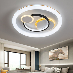 简易现代新款圆形主卧室灯智能LED吸顶灯客厅家用餐厅房间顶灯具