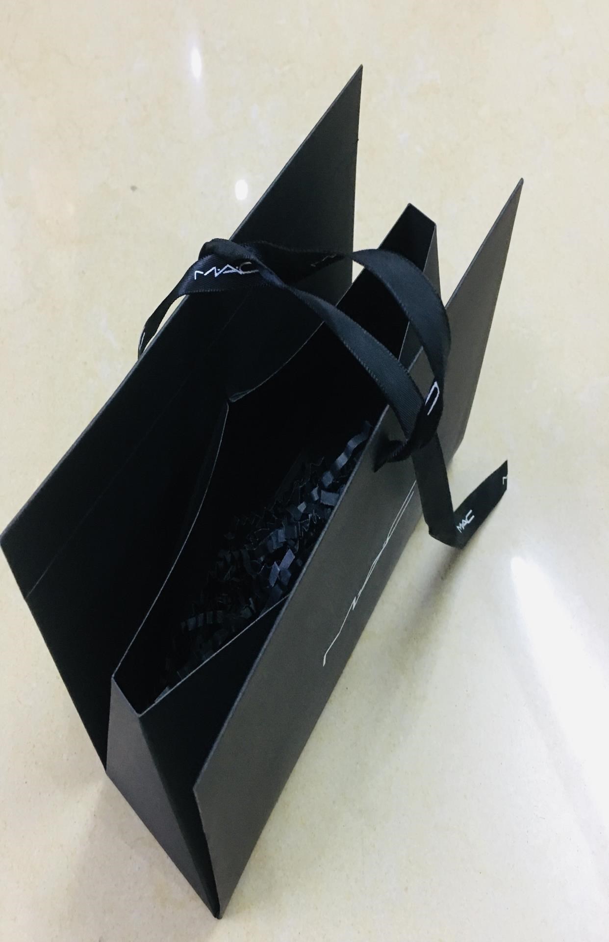 mac礼盒手提包装袋s盒子唇膏袋子包口红魅可纸专柜盒子空礼品装袋