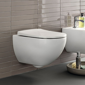 geberit吉博力艾珈壁挂式进口马桶家用入墙式卫生间墙排坐便器