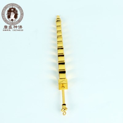 九节鞭道教神像法器王灵官赵公明张天师法器九节锏打神鞭金d鞭