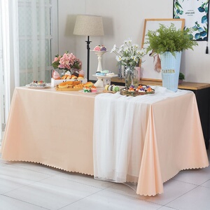 甜品台布置桌布防水婚礼道具婚庆现场网红拍照区生日装饰场景布置