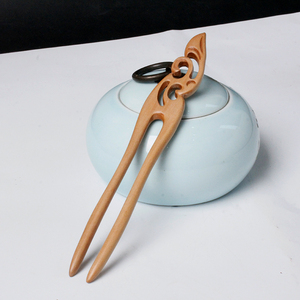 发簪女古风檀香木