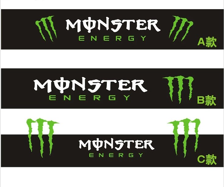 包邮汽车前档贴纸反光车贴前挡贴前挡风玻璃贴纸鬼爪抓痕贴.