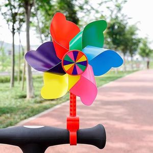 儿童自行车装饰风车宝宝滑板车夏季童车户外旋转单车彩带玩具配件