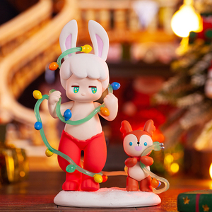 潘神圣诞popmart泡泡玛特 satyr rory悠然冬日系列盲盒 潮玩手办c