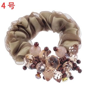 b头花饰品大人成熟气质优雅妈妈款头绳个性百搭减龄串珠印花橡皮