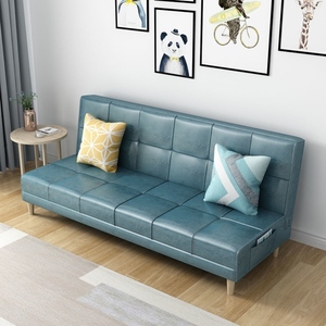二用沙发床可折叠多功能小户型科技布理发店等候椅出租房可以当床