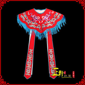 2022全龙戏装好绉侉子/京剧粤剧戏曲服装男武生武将男兵衣云肩龙