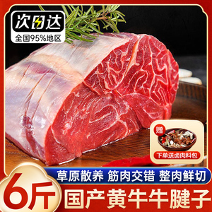 牛肉牛腱子新鲜金钱腱生鲜健身牛腿肉冷冻商用新鲜现杀牛健子肉