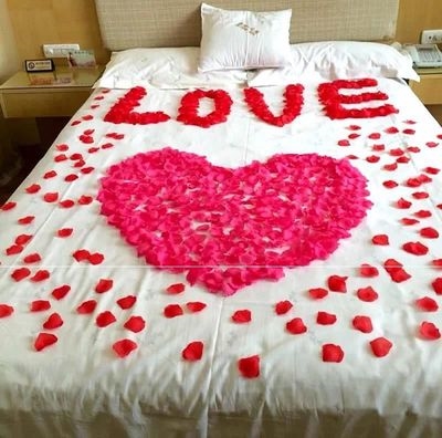 情侣房间布置f装饰用品浪漫生日男朋友结婚花瓣床上七夕惊喜手撒