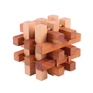 孔明锁十八根大号12cm成人儿童益智力解压积木玩具鲁班锁