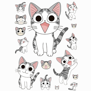 冰箱贴纸卡通猫