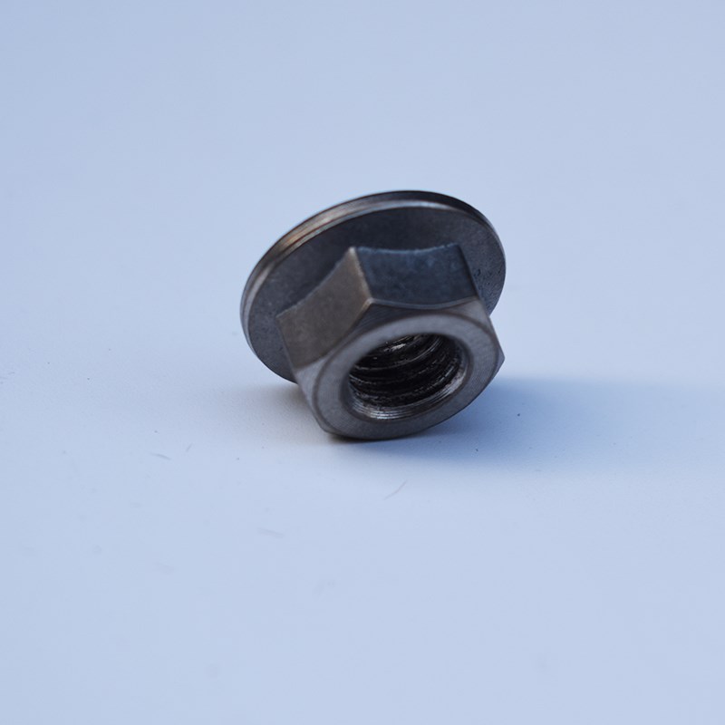 异型件纯钛定螺母钛合金方螺法兰做a母六角加长螺帽钛帽