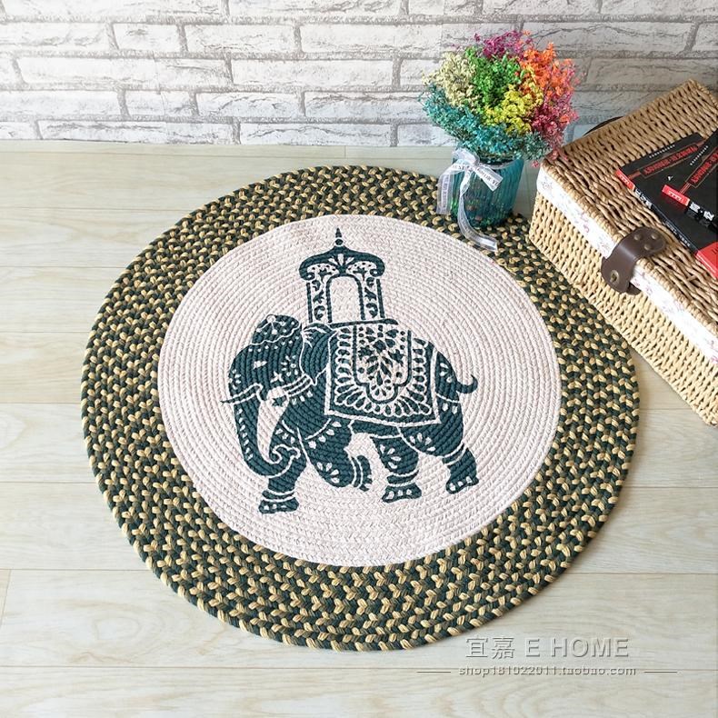 东南亚泰国大象地毯